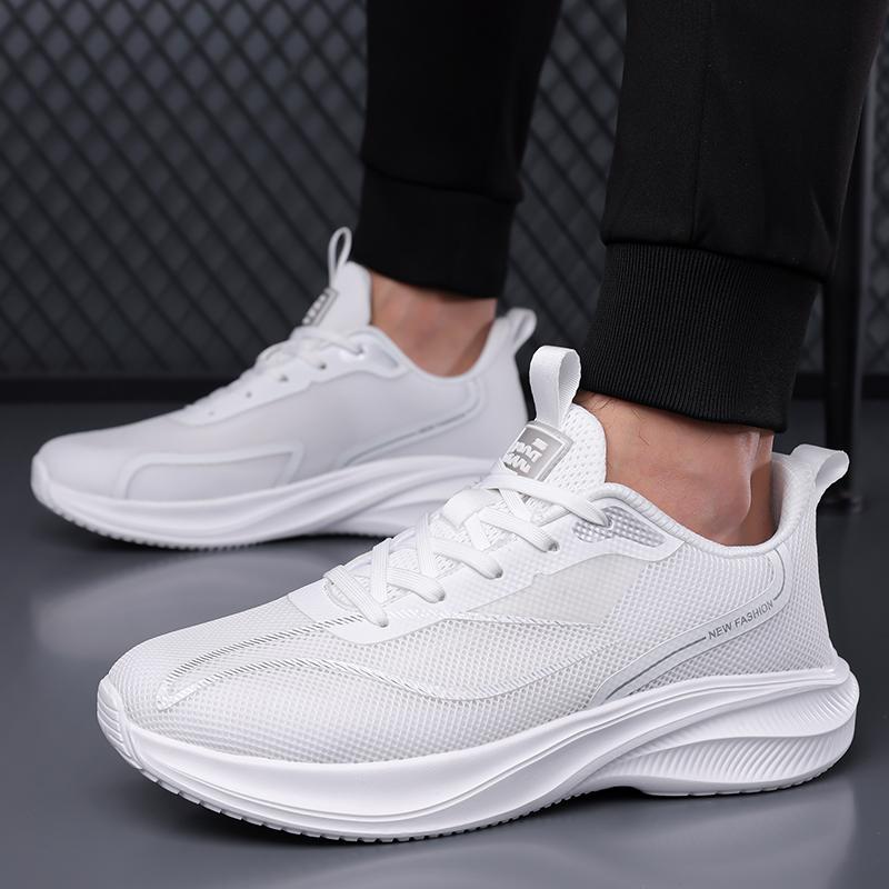 Fashion Sneakers Comfortable lightweight and casual style Leisure outdoor sports walking Black and white minimalist shoes Trendy New