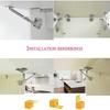 Soft Close Heavy Lid Support Hinges Zinc Alloy Hydraulic Stay for Closet Wardrobe Toy Box (2 Pack,Left and Right)