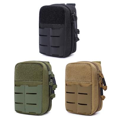 Outdoor Molle Pouch Small Molle Bag Multi-Purpose Waist Phone Case with Hook and Loop Fastener Waist Bag for Climbing Hunting
