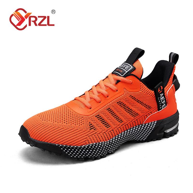 YRZL Mens Running Sneakers High Quality Breathable Wear Resistant Men's Sports Shoes Male Lace Up Fashion Classic Man Sneakers