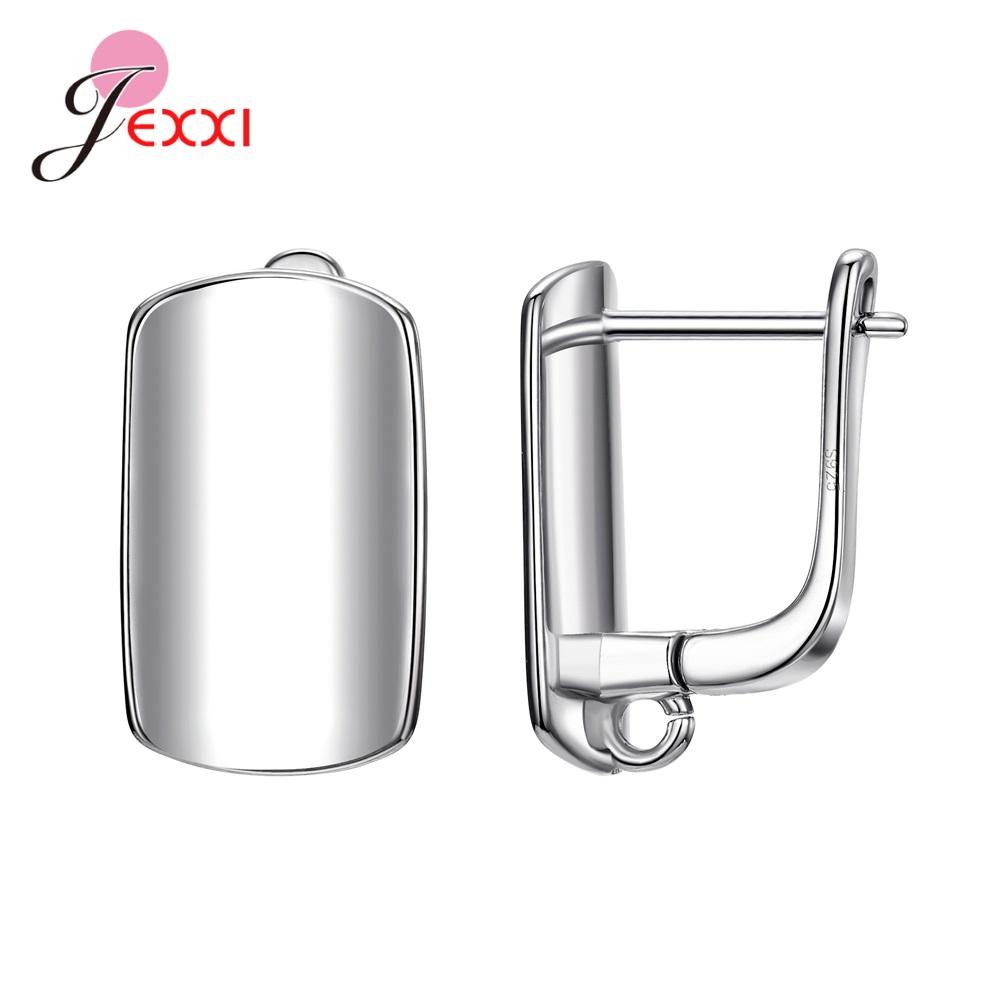 

Fashion Simple Earring Findings Earrings Clasps Hooks Fittings DIY Jewelry Making 925 Sterling Silver Drop Earrings Accessories