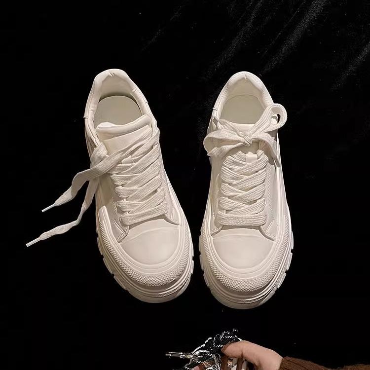 Fashion Versatile Height-increasing Super Platform Dad Shoes Women's Shoes 2025 New Autumn and Winter Little White Shoes Lightweight Sports Shoes