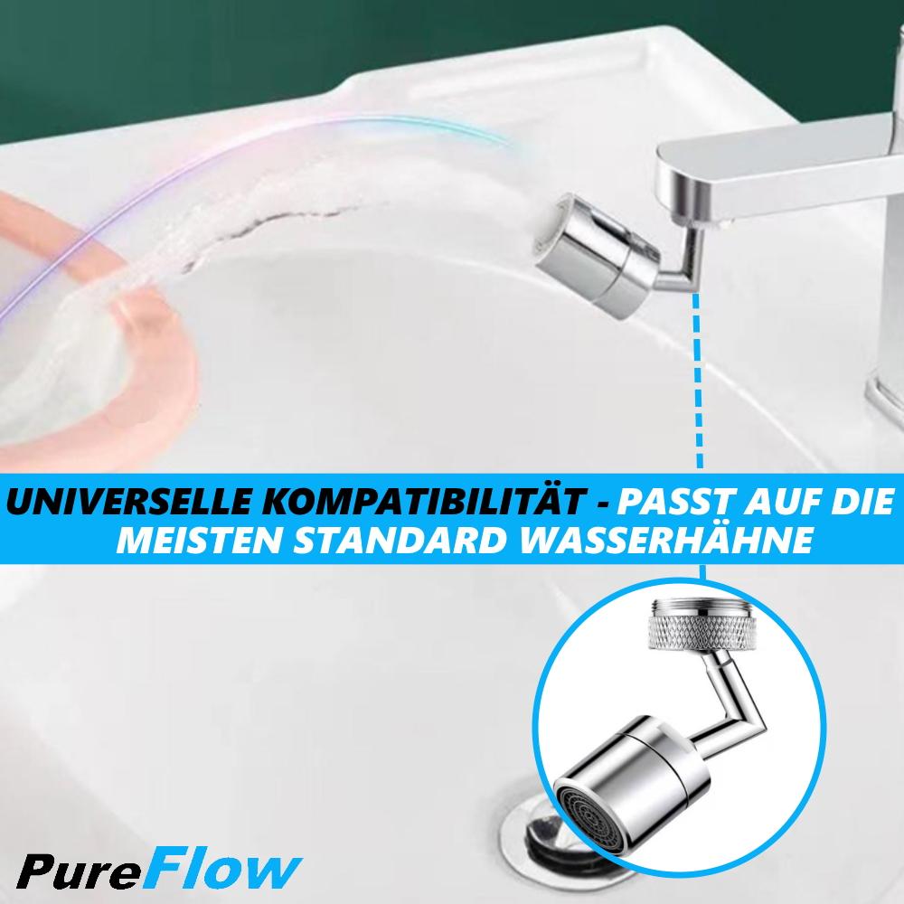 PureFlow Universal Spray Filter Swivel Shower Faucet Attachment 720° Shower
