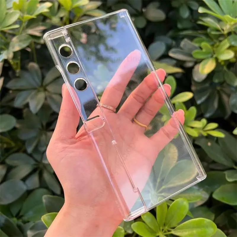 For Honor V Purse HD Transparent Phone Flip Case For VCA-AN00 Hard PC Tough Phone Cover For Honor V Purse 5G Clear Shockproof Case For VCA-AN00 Fundas