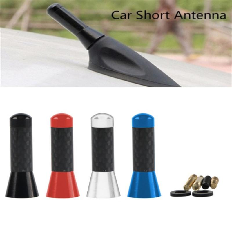 Car carbon fiber 3.5cm stubby antenna for Volkswagen VW MK4 MK5 MK6 Golf 5 6 7 Polo passat b5 b6