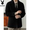 PLAYBOY Men's Wool-Cashmere Blend Business Coat