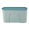 Grocery Bag Dispenser Visible Window Design Large Capacity Dustproof Lid Plastic Bag   for Kitchen Bedroom