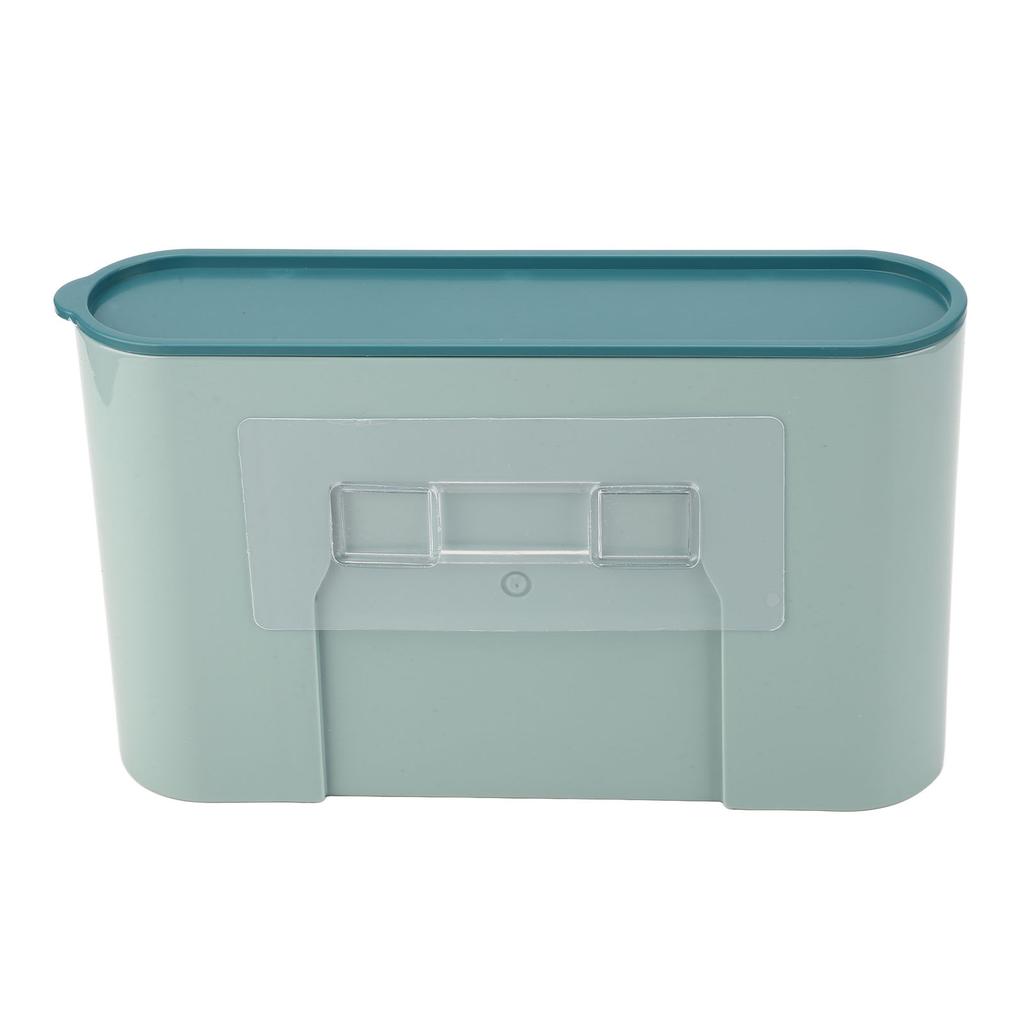 Grocery Bag Dispenser Visible Window Design Large Capacity Dustproof Lid Plastic Bag for Kitchen Bedroom