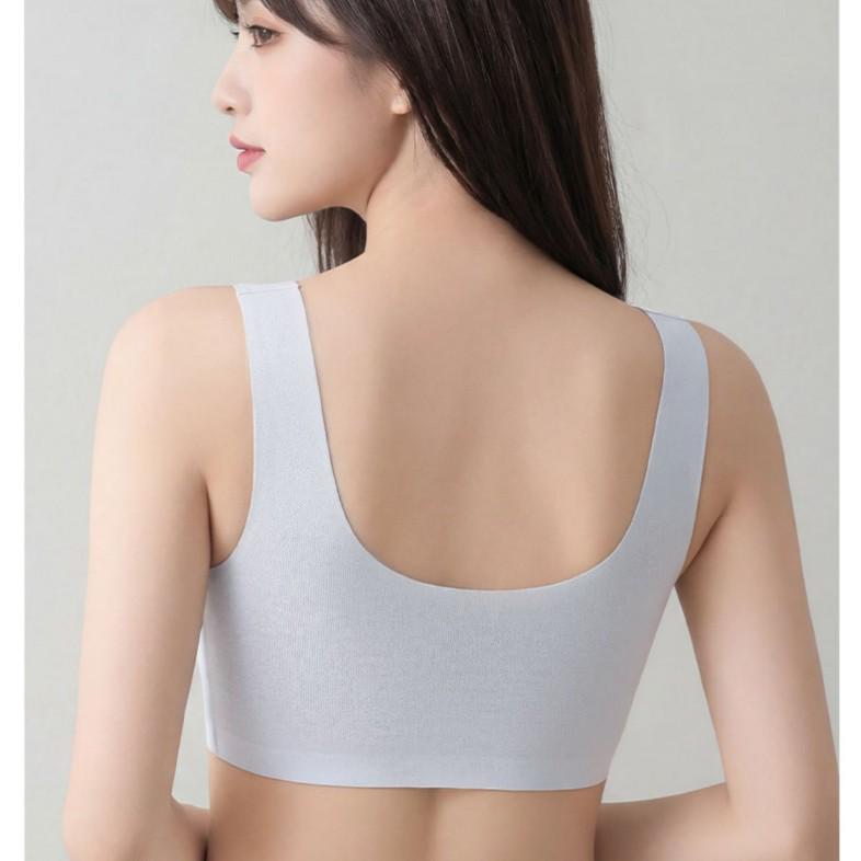 2026 Jelly Support X-Shaped Seamless Lifting Bra with Fixed Cups and Breathable Back Wrap