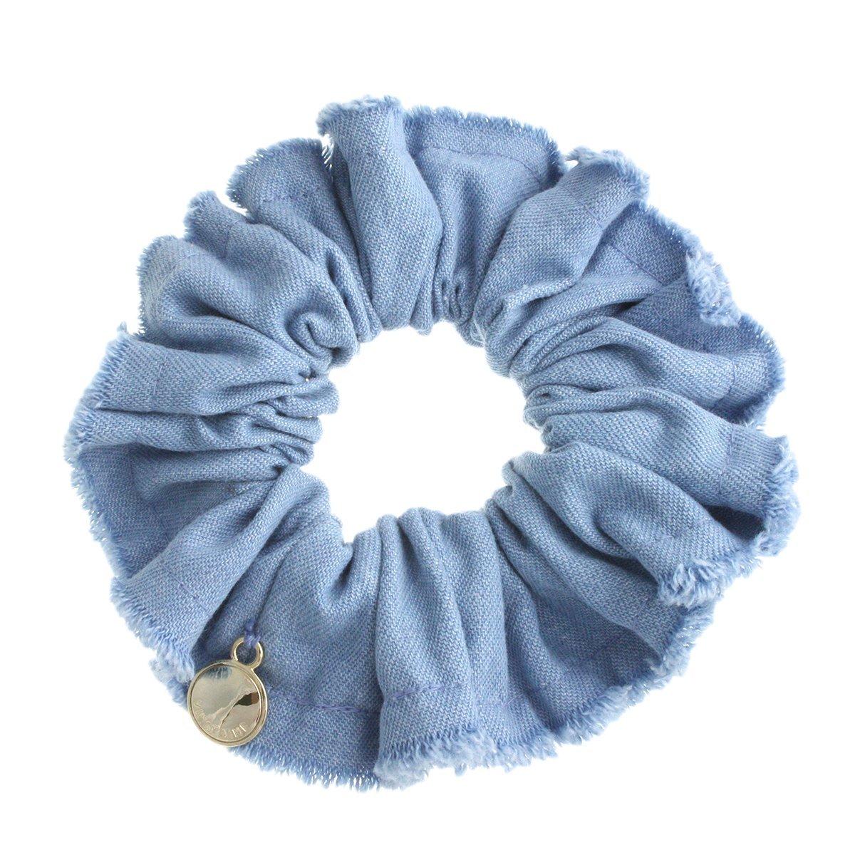 VINGTAINE Denim Fringe Chouchou Hair Accessory HS-95