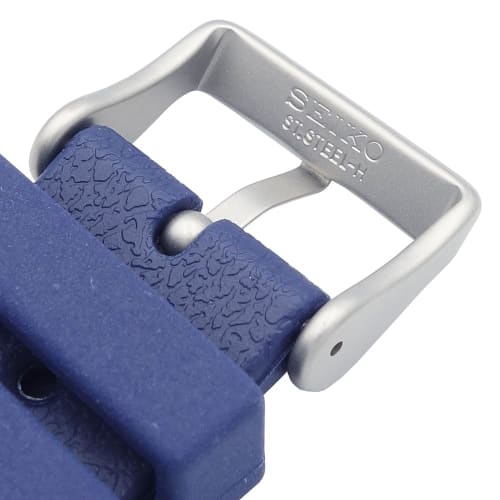 Seiko Watch Strap, RS04K22NY2, 22mm Mounting Width, 20mm Buckle Width, Urethane, Navy Blue, Genuine Diver's Watch.