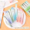4pcs/set Pastel Highlighter Pen Set Colored Markers Cute Aesthetic Stationery for Kids Office School Supplies
