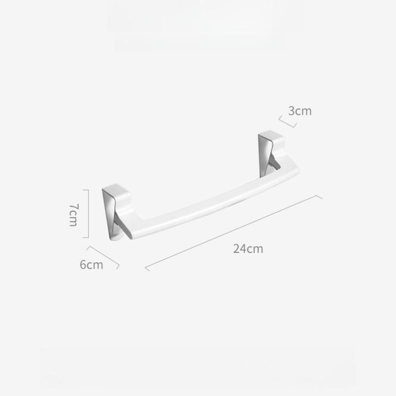 

Over Door Towel Rail Holder,Plastic Cabinet Door Towel Rack, Hanging Holder Towel Holder for Bathroom Kitchen Cupboard Cabinet белый