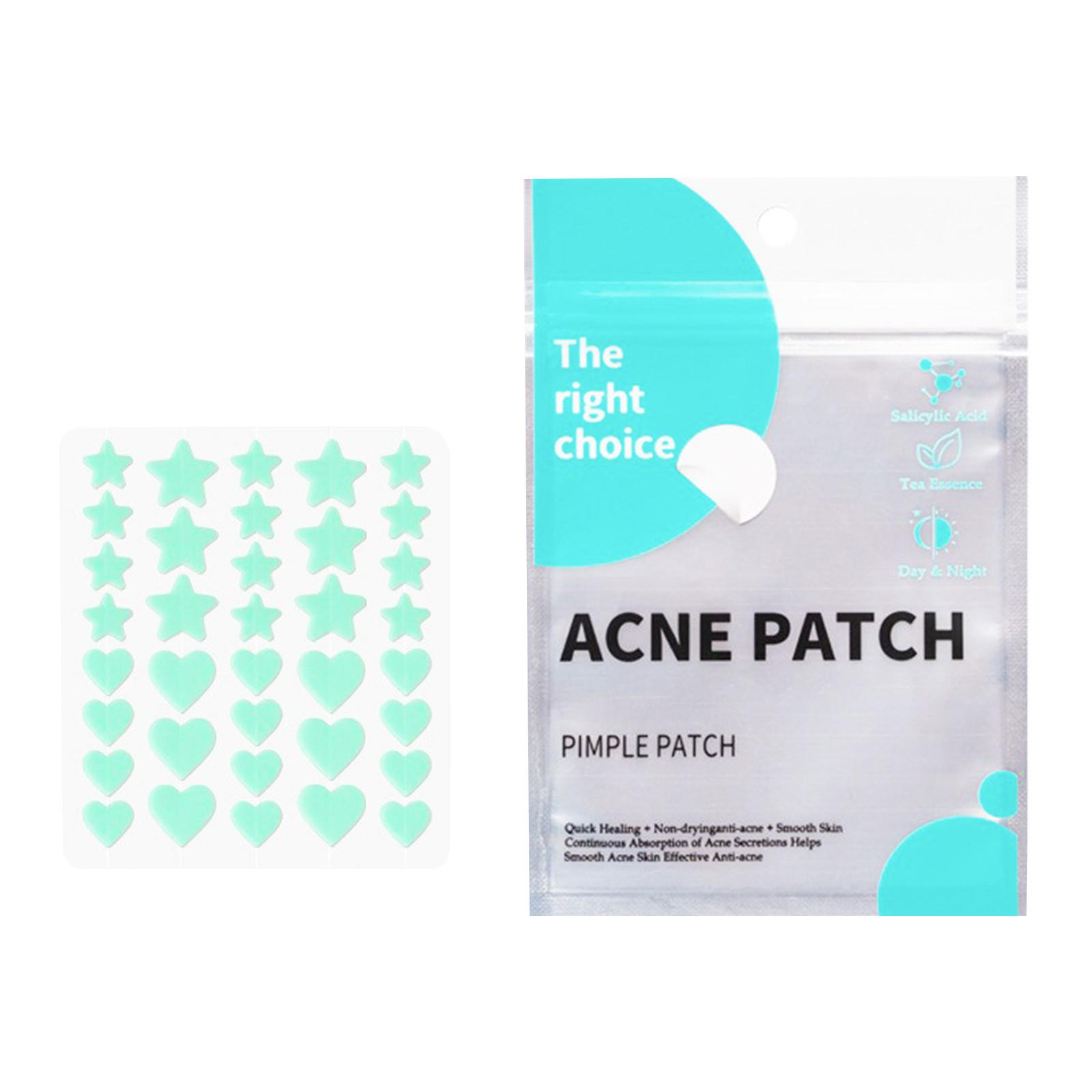 

Пластырь от прыщей, пластырь от прыщей, салициловое масло, видимый водонепроницаемый, день и ночь, два в одном, пластырь от прыщей, в форме звезды One Size