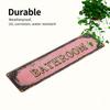 Vintage 'Bathroom' Metal Sign ,Wall Decor for Bathrooms,Bedrooms & More - Classic Home Accent, Nostalgic Decoration