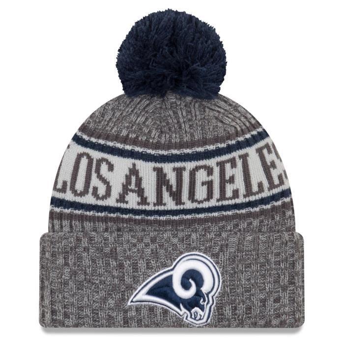 Chapeau - New Era - NFL Sideline - Los Angeles Rams - Hiver - Doublure polaire - 100% acrylique