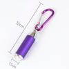 Led Zoom Mini Flashlight Telescopic Strong Light Torch With Keychain Pendant Creative Mountaineering Buckle Gift