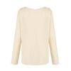Women's Fashion Solid Color Knitted T-Shirt Tops Bottoming Shirt
