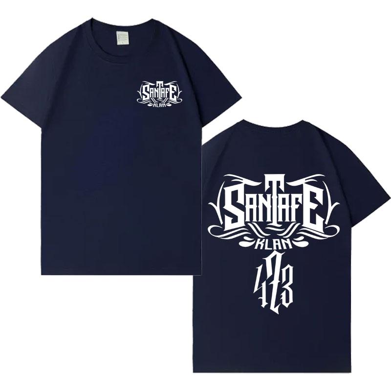 Santa Fe Klan Merch Double Sided Print Short Sleeve Tee Shirt Unisex Fashion Pop Music 100 Cotton CrewNeck Casual Gothic Tshrit