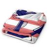 Nautical Anchor Boat Plush Blanket Girls Boys Flannel Bedding Throws Chair Super Soft Custom Quality Bedspread Gift Idea