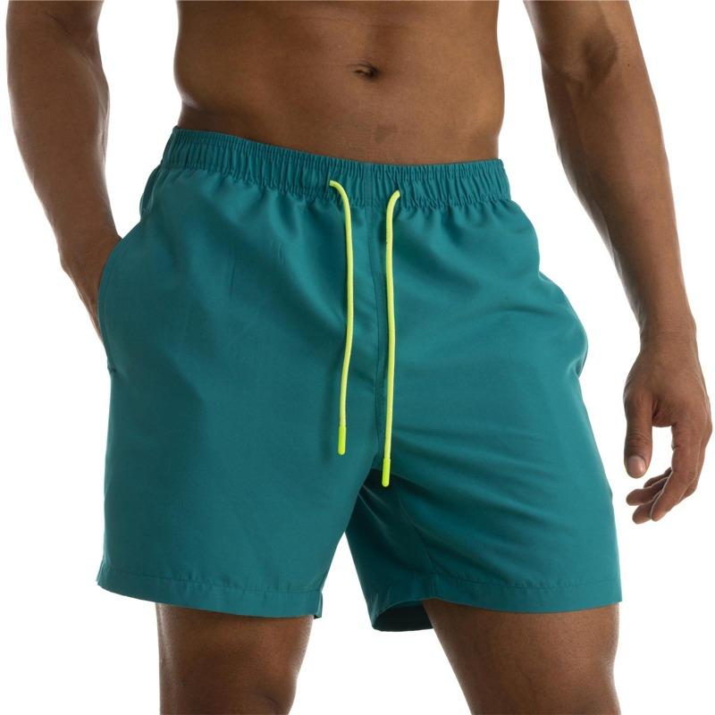 Men's Casual Color Outdoors Pocket Beach Work Trouser  Beach Shorts Pant