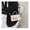 2024 Exquisite Small Bags Women New Fashion Versatile Messenger Bag Sweet Cherry Square Chains Crossbody Bags Wallet  Purse