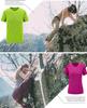 2023 Men's Quick-Dry Outdoor Casual T-Shirt, Plus & Big Sizes, Couple Style, Solid Color, Elastic, Summer Wear