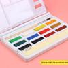 Lion Solid Watercolor Paint Set - Transparent Hand-Painted Watercolors in 12 or 18 Colors
