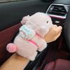Kawaii Funny Capybara Plush Clap Circle Hand Ring For Women Girls Cartoon Cute Capybara Wristband Bracelet Children Gifts