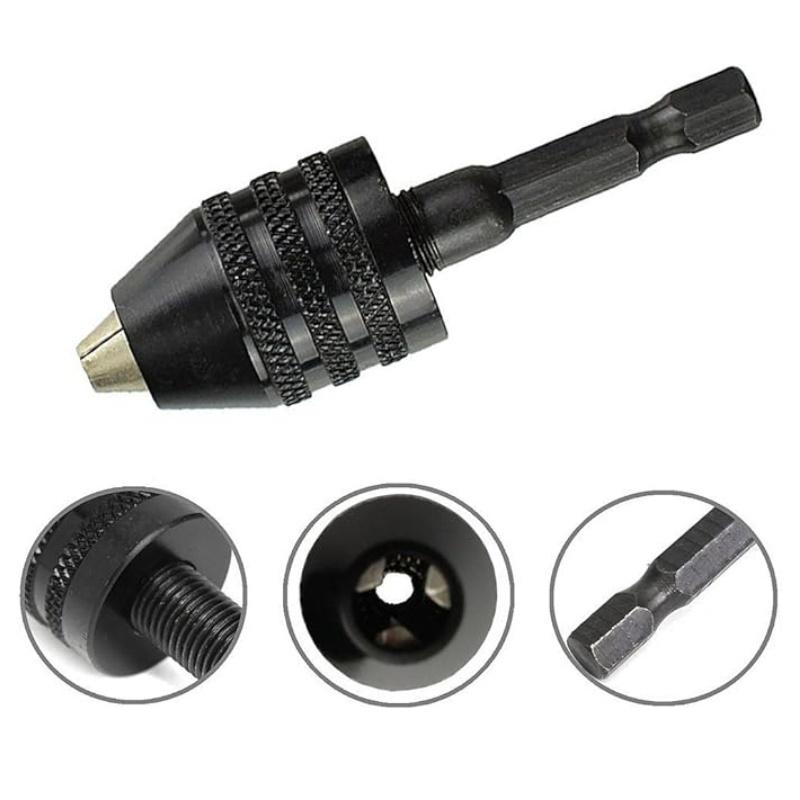 Elektrischer Fräsbohrfutter 0,3-8,0mm Schnellwechsel Kleines Futter Sechskantgriff Dreibacken Drehbohrfutter Schnellwechsel Bohrer