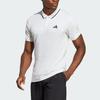 Adidas Polo Shirts Men's White Polo Collar Moderate Straight Fit HS3317