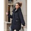 Winter red down cotton-padded clothes, new medium and long cotton-padded jackets, women's fashion bread clothes, loose cotton-padded clothes