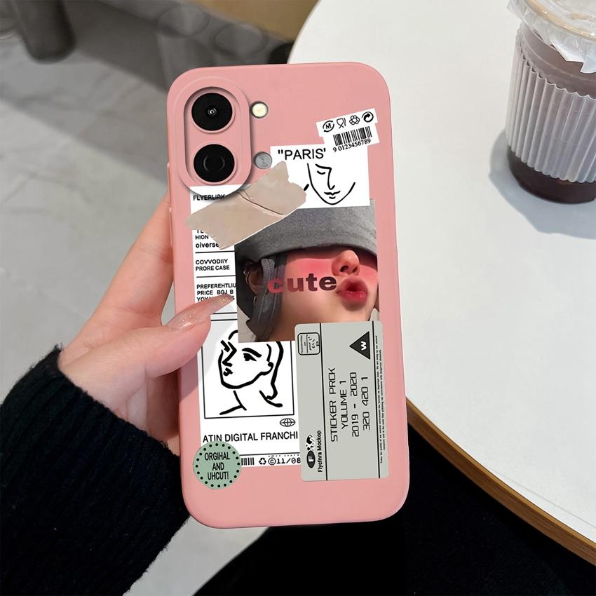 For Tecno Spark Go 3 2 1S 40 30 40C Pova 7 Ultra Pro Neo Case Sweet Girls Back Cover Soft Liquid Silicone Shockproof Phone Bags For Tecno Shell Bumper