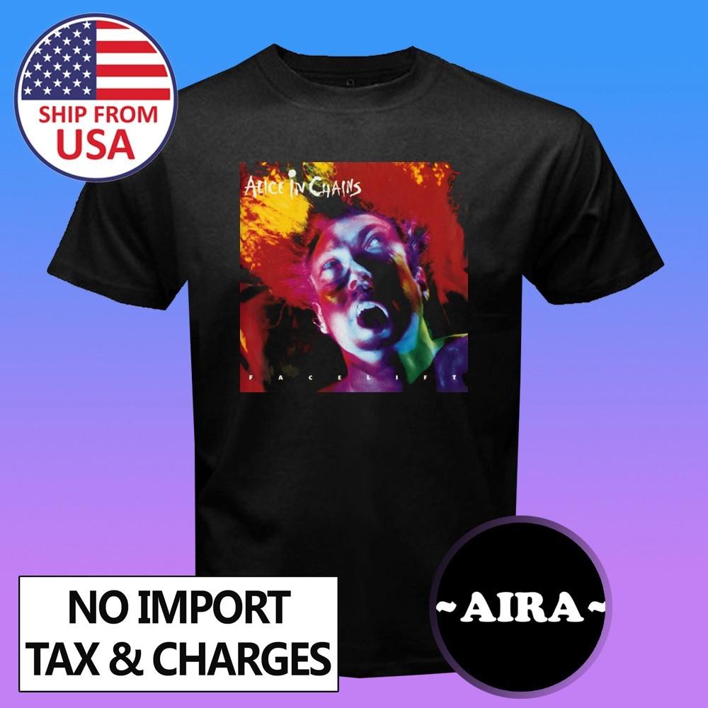 

Alice In Chains Men s Black Size S-5XL S