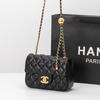 2025 Genuine Leather Women's Diamond Lattice Crossbody Bag - Classic Square Chain Shoulder Bag