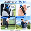 DuoRui Golf Grip Correction Device, Grip Trainer, Right-Handed, Compatible with 5860 Caliber Grips, Lightweight, BeginnerPractice Use, Black (Set of