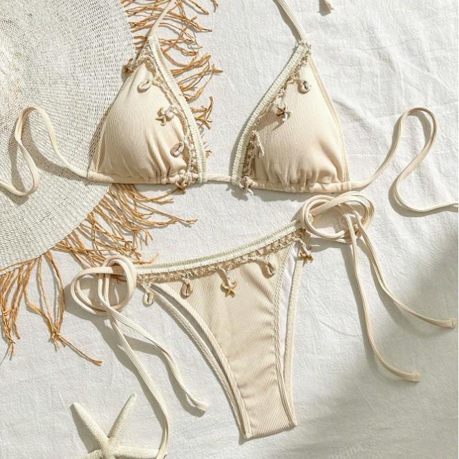 2025 Women’s High-End Tie-Up Sexy Bikini Swimsuit - New Style Two-Piece