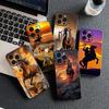 Protective Cover for Motorola Moto G86 G57 E14 E15 G14 G34 G67 G84 G24 A54 G15 Power E22 Casing Phone Case Riding Horse Sunset