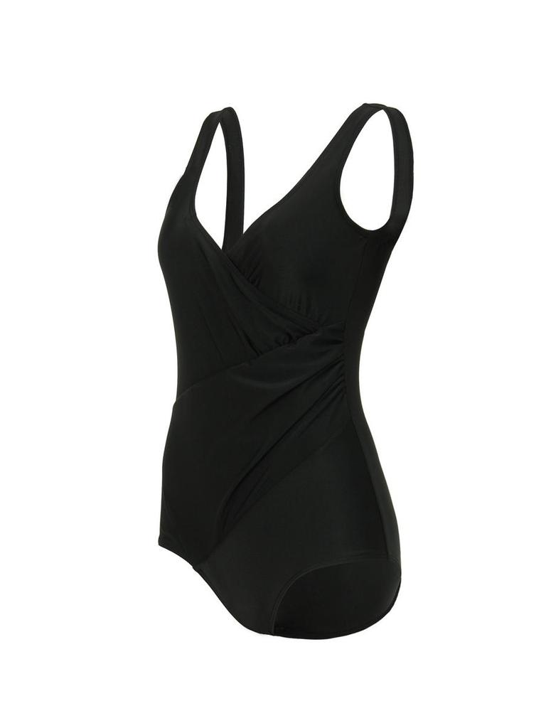 2024 Übergröße Einteiliger Badeanzug für europäische und amerikanische Frauen