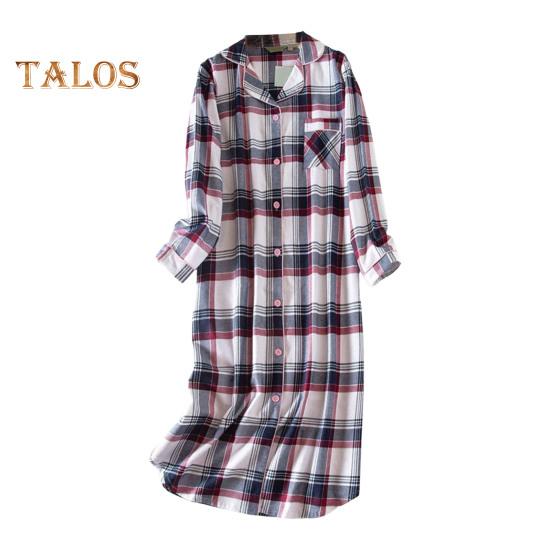 

Женская ночная рубашка с принтом в виде сердца в клетку, отложным воротником, однобортная, длиной до колена, с нагрудным карманом, свободная ночная рубашка, осенняя домашняя одежда, весенняя одежда для сна L белый/красный