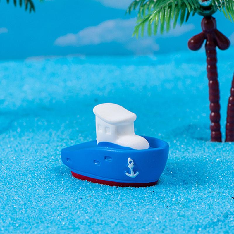 Micro Landscape Small Ornaments For Marine Animals Dolphins Seagulls Mermaids Yachts Castles Fish Tanks And Aquarium Decorations