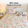 Heme Home Summer Floral Bamboo Fiber Printed Bed Sheet
