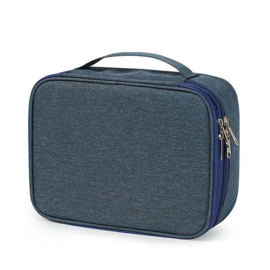 Organizator electronic Straturi duble Capacitate mare Despărțitor detașabil Impermeabil Pânză Oxford Cablu Încărcător Telefon Geantă de depozitare pentru căști