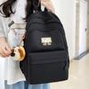 Korean version of schoolbag for female junior high school students, cute backpack, simple high school students, large-capacity travel backpack tide