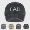 MLFO DAD Embroidered Washed Baseball Cap Soft Comfortable Breathable Casual Family Outings Fathers Day Gift Dad Gift