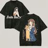 Fruits Basket Shirt Vintage Washed Unisex Oversized Anime Streetwear Soft Cotton Short Sleeve Tee Gift Clothing Tops Hot Sale