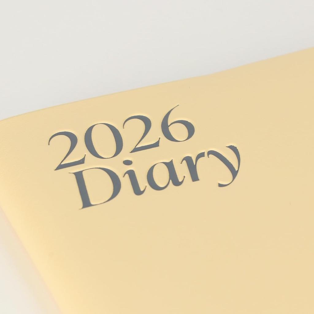 2026 Weekly Square Starting December Cherish Planner, Block, 148, 2025, Yellow, Marks, 26WDR-SB05-YE