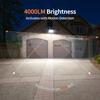 High Bright Solar Lights Outdoor Modes Motion Sensor Super Bright Wall Lamp Waterproof Street Light for Garden Yard Path Garage