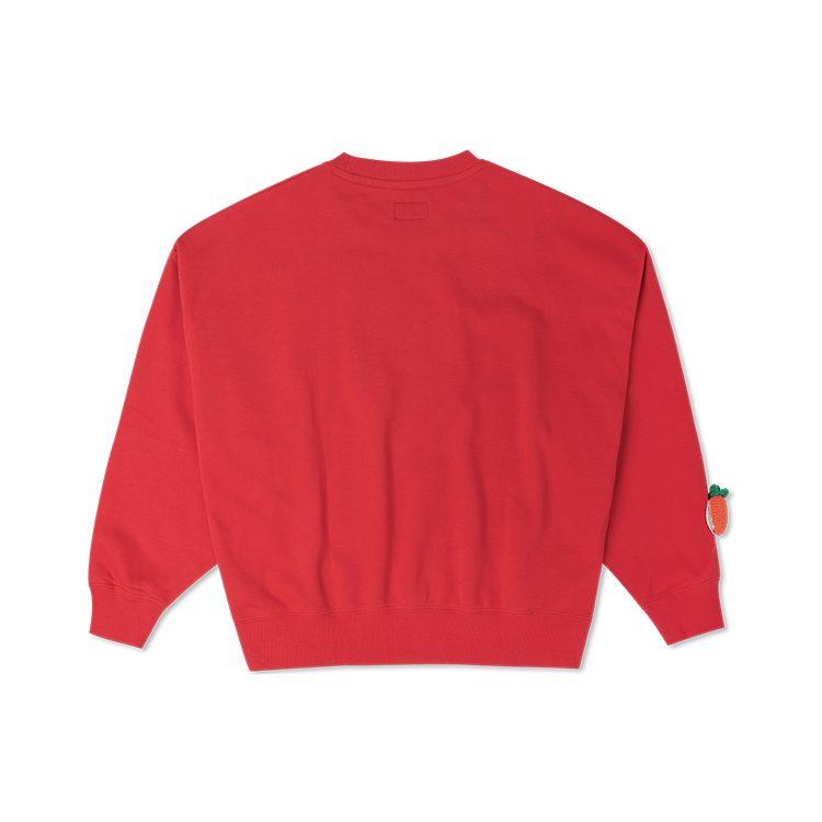 Converse CNY Sweatshirts Women's Red Crew Neck Moderate Regular 10025508-A03
