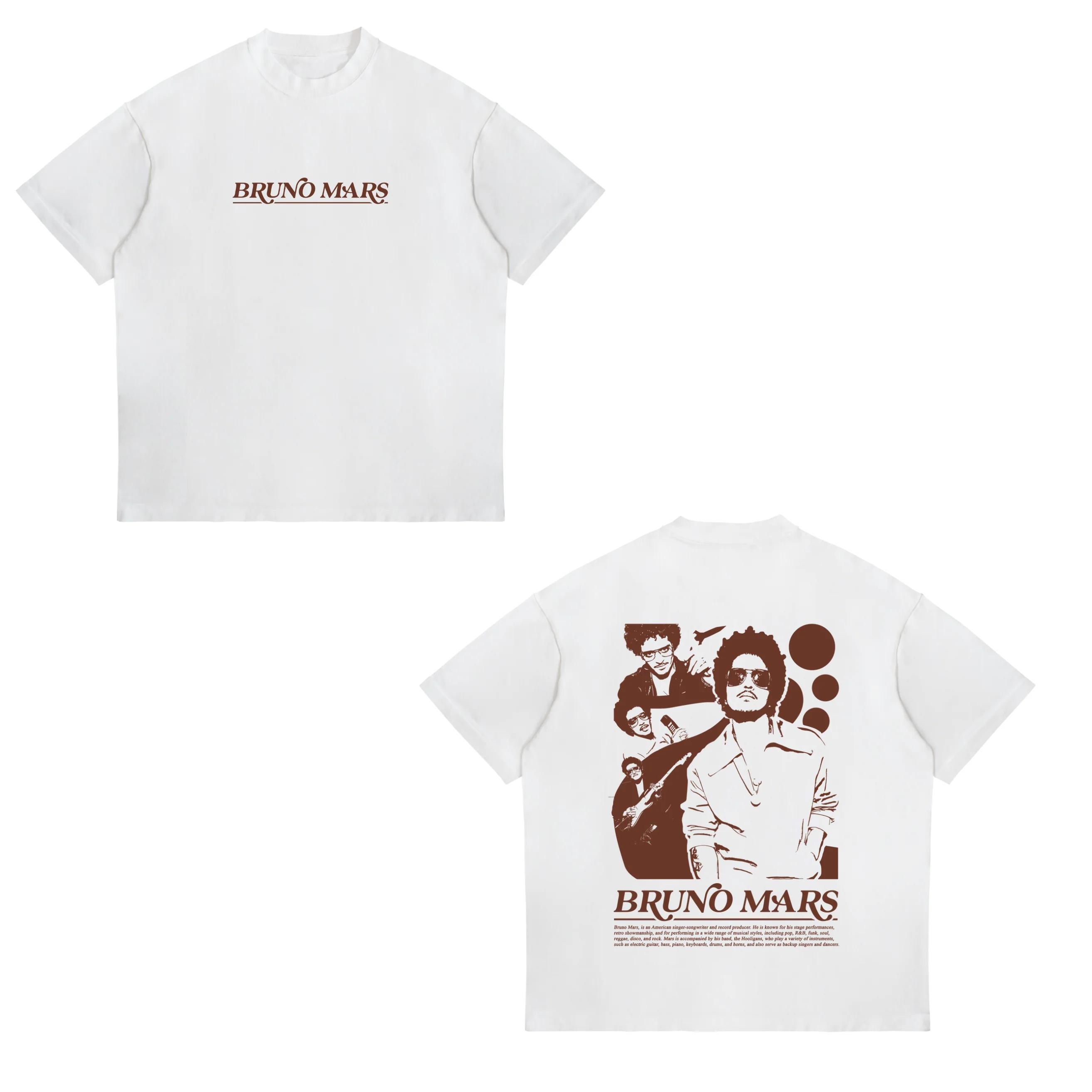 

new Bruno Mars The RoUnisextic Tour Unisex T Shirt Unisex Cotton Hiphop Streetwear Oversized Tops unisex casual comfortable 4XL